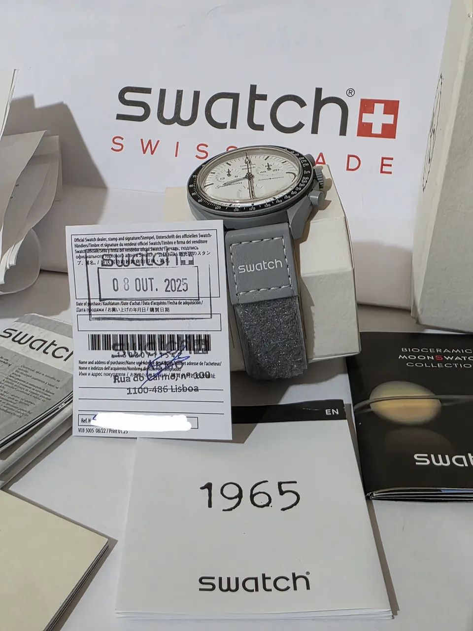 Omega x Moonswatch 1965 full set novo com nota fiscal - Acessórios