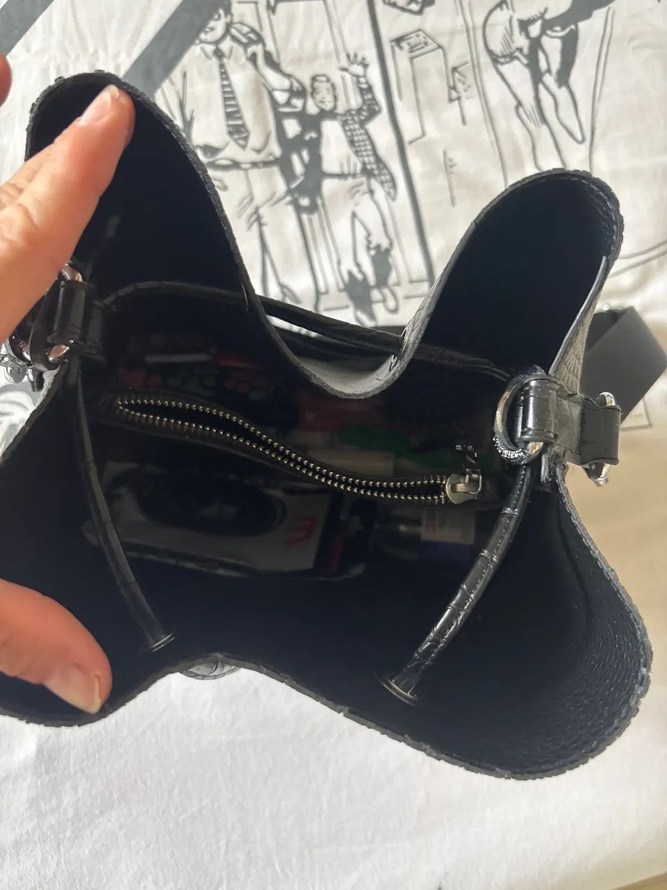 Santa Lolla bolsa Croco - Foto 2