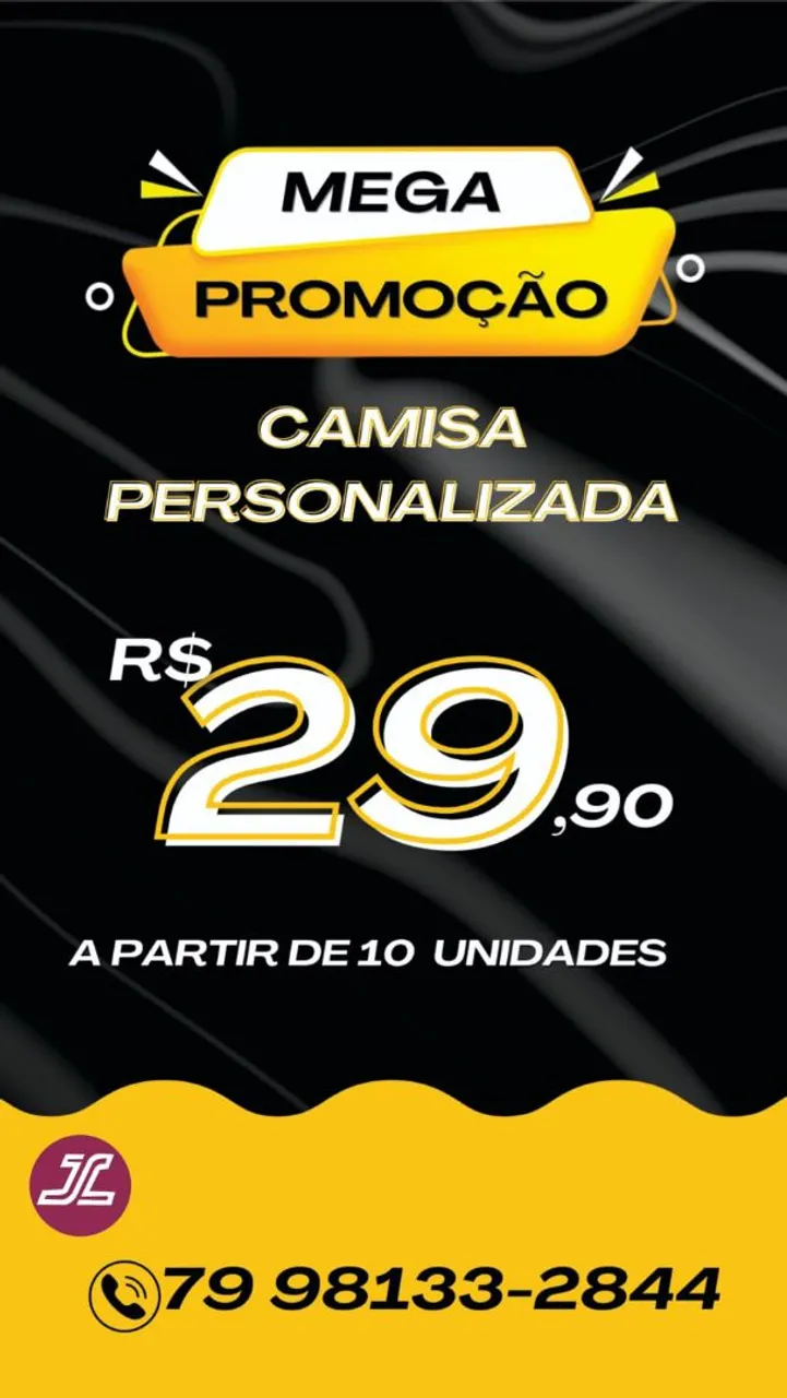 Camisas Personalizadas - Mega Promoção!