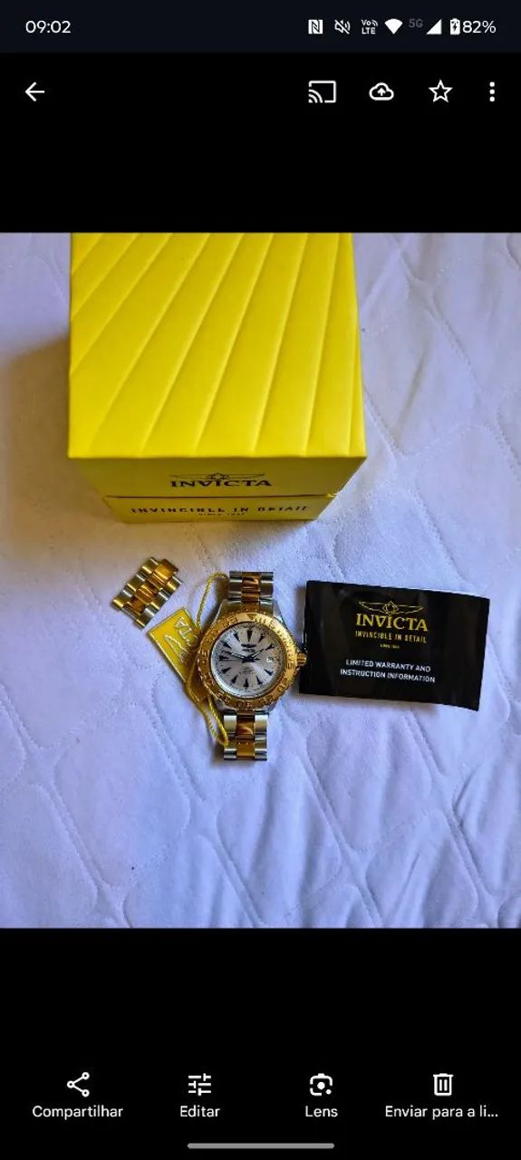 Relógio Invicta pro driver 2307 automático 