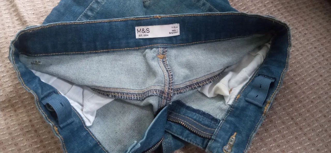 Conjunto jaqueta e calça jeans infantil  - Foto 3
