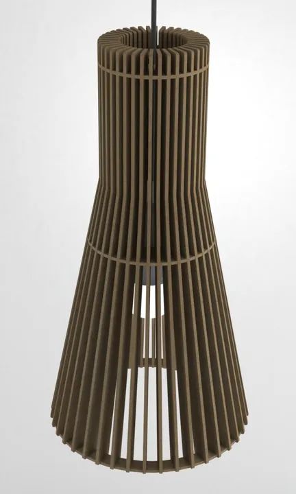 Luminaria de teto em MDF - Foto 2