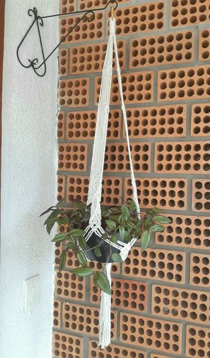 Suporte para Vasos em Macramê - Foto 3