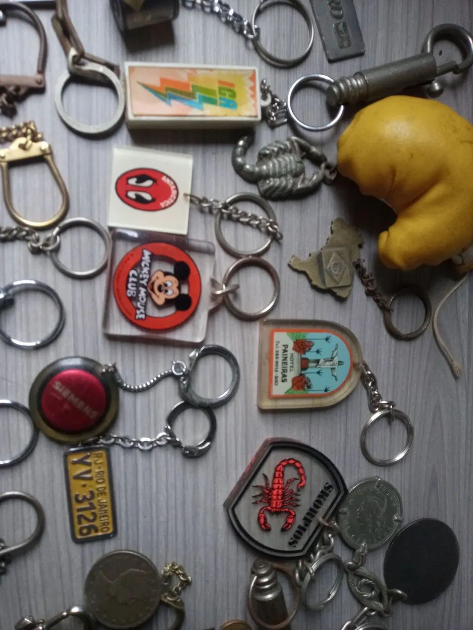 Chaveiros lote relíquias antigos antiguidade colecionador  - Foto 2