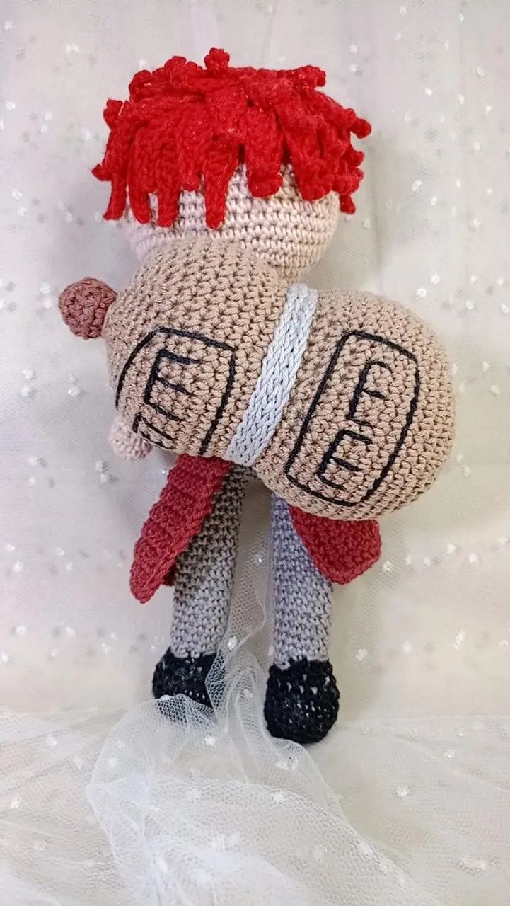  Naruto (Gaara) amigurumi - Foto 2