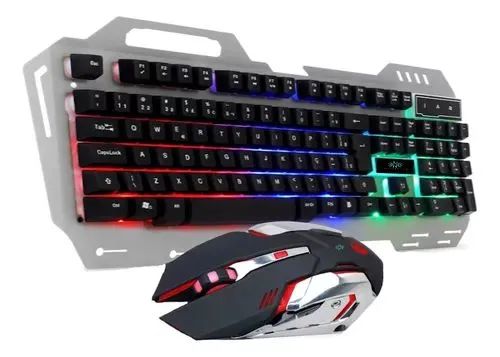 Kit Teclado e Mouse Gamer KNUP KP-2054 - Iluminação RGB - Foto 2
