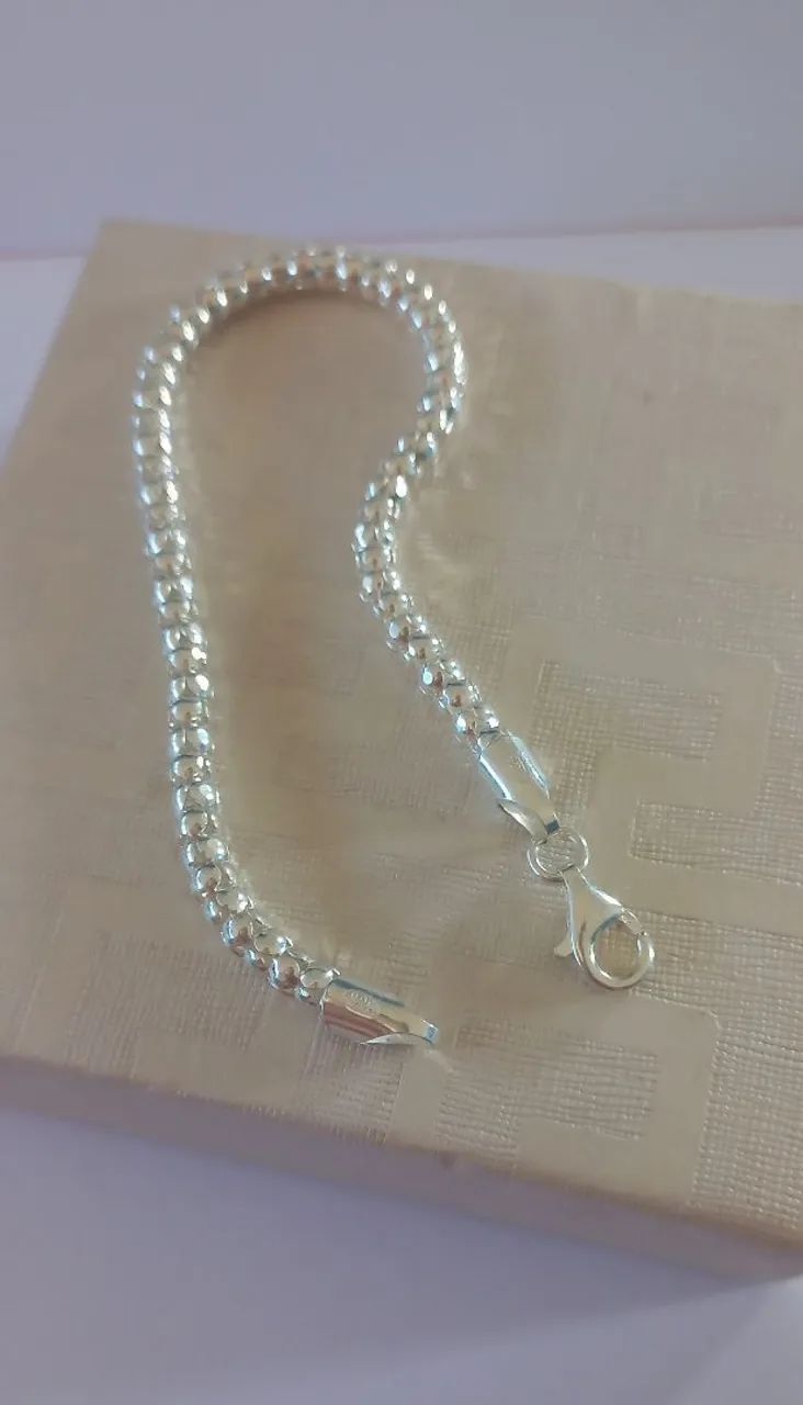 Pulseira nova de prata 925  - Foto 3