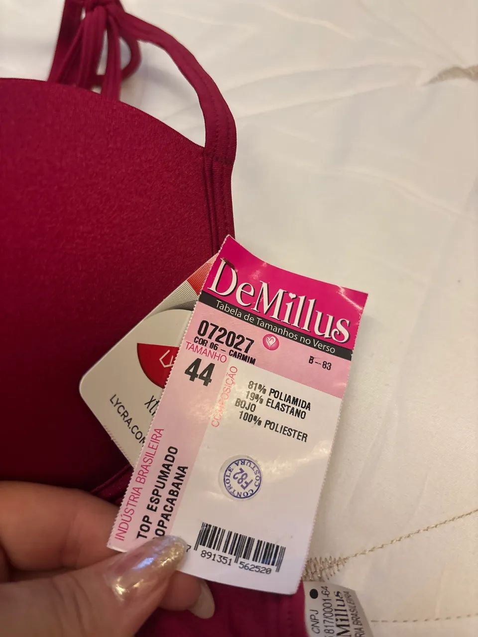 Sutiã Biquíni DeMillus - Foto 2
