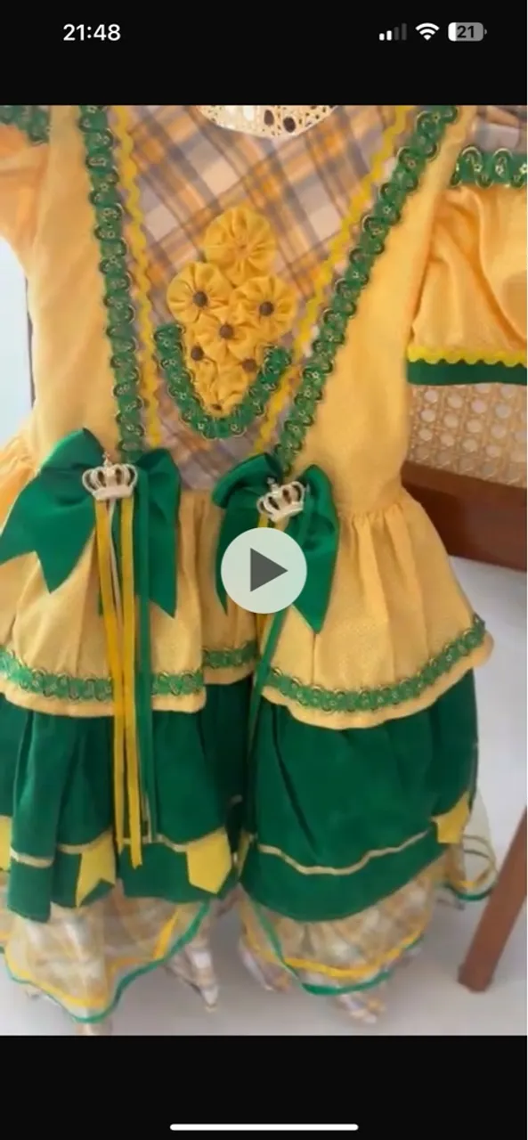 Vestido rainha do milho