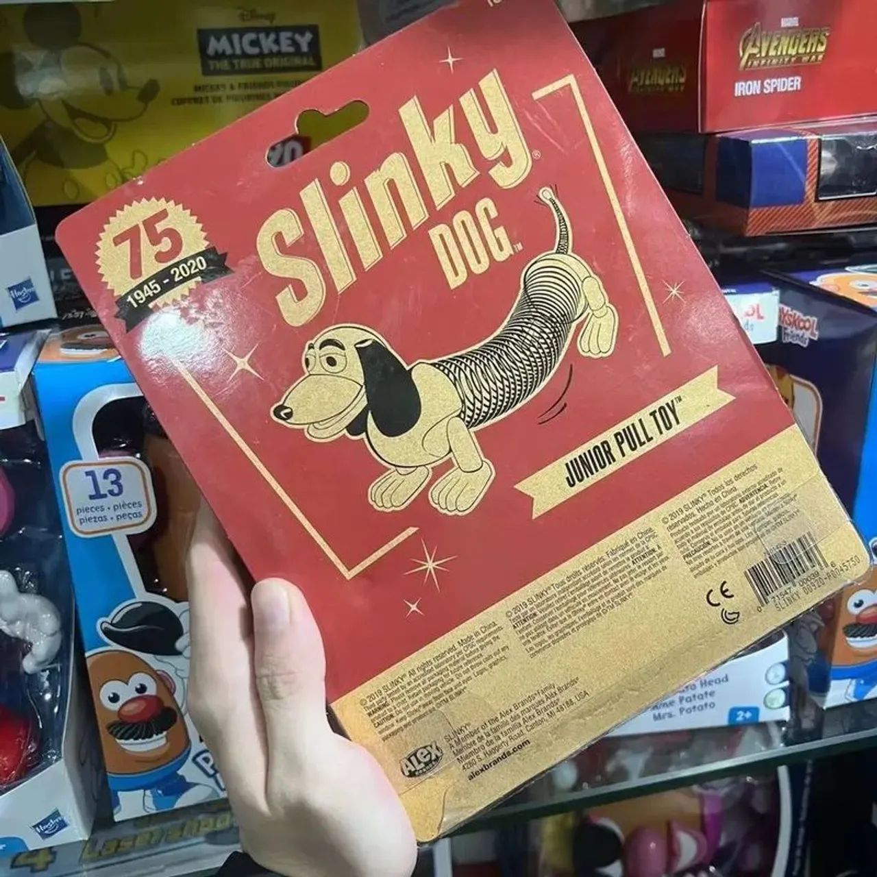 Boneco o toy story Slinky amigo do Woody buzz Jessie rex bala no alvo Sr cabeça de batata - Foto 3
