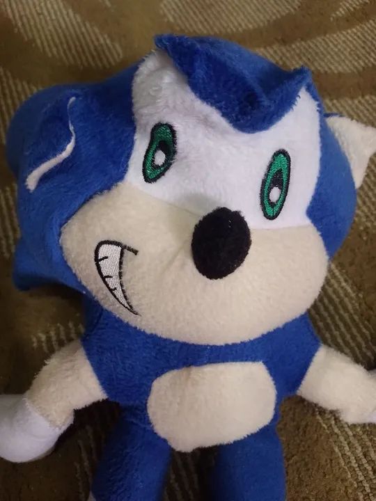 Sonic Pelúcia grande 50 cm - Foto 3