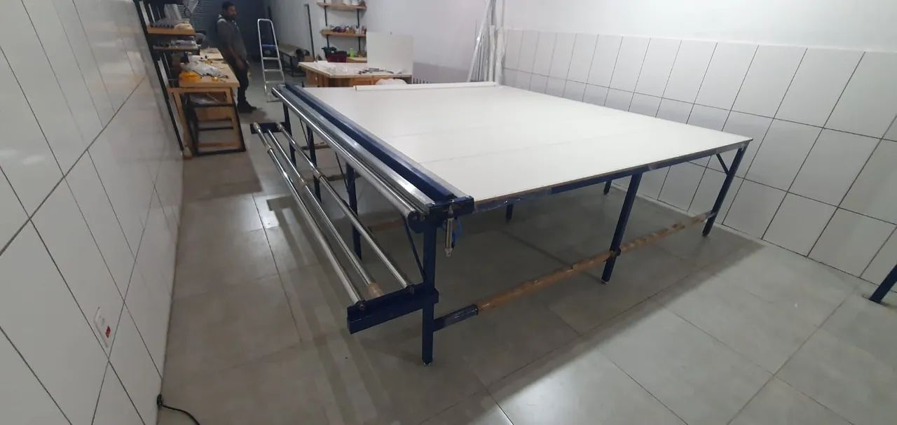 Mesa de Corte para Tecido para fabricação de persiana rolo Romana  - Foto 4