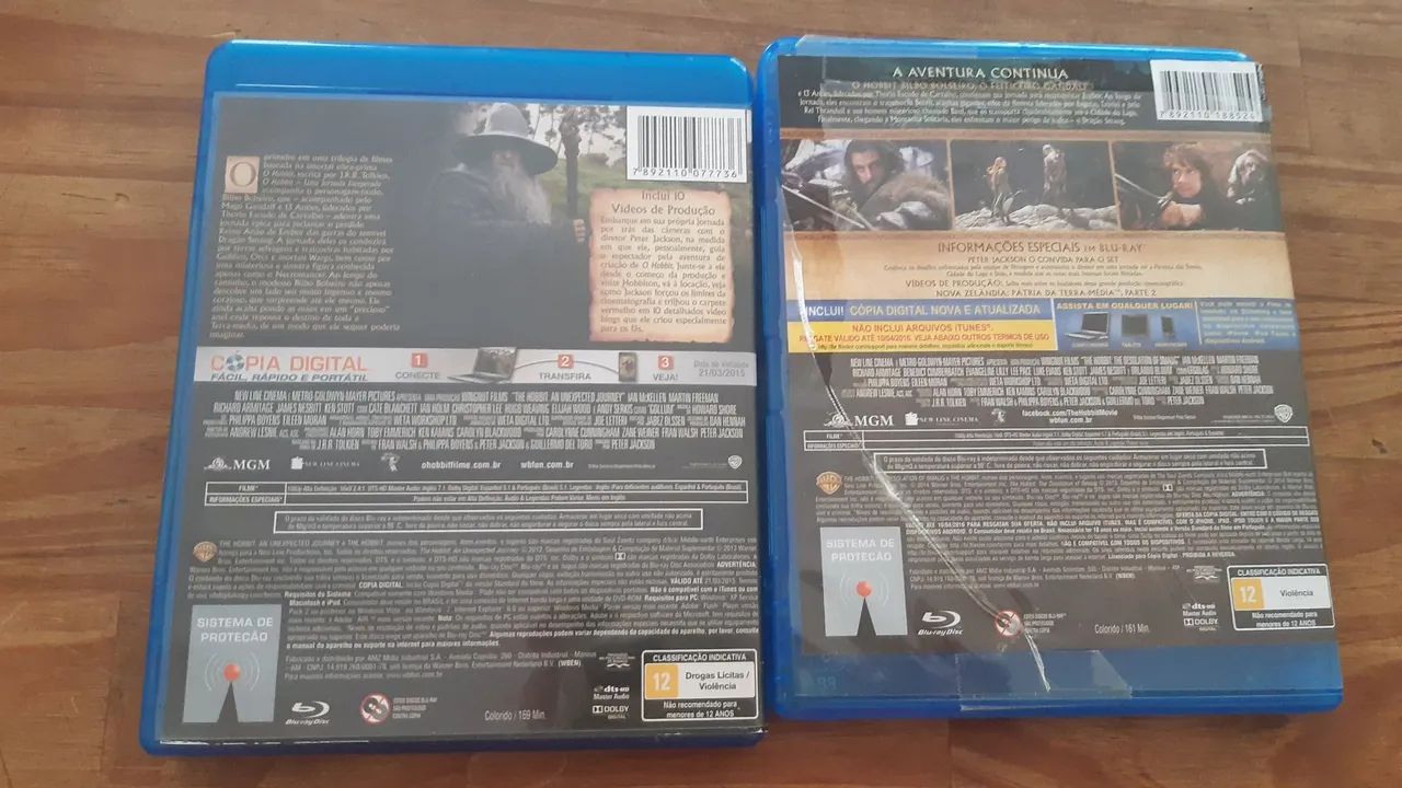 Filme HOBBIT em Blue Ray  Coletannia com 6 filmes.  - Foto 3