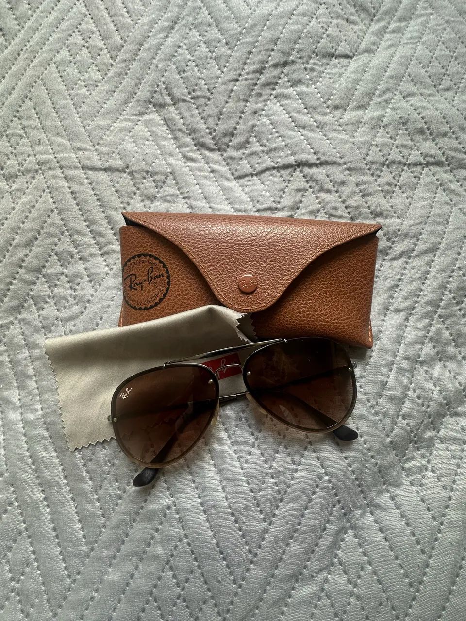 Óculos Ray ban aviador blaze - Foto 3
