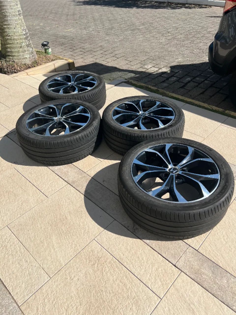 Jogo de Rodas Honda Aro 18 KRMAI R29 + Pneus Michelin  - Foto 2