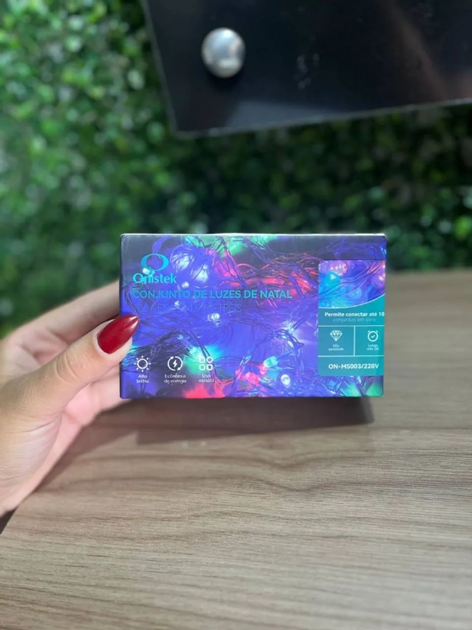 Conjunto de Luzes de Natal - Onistek 