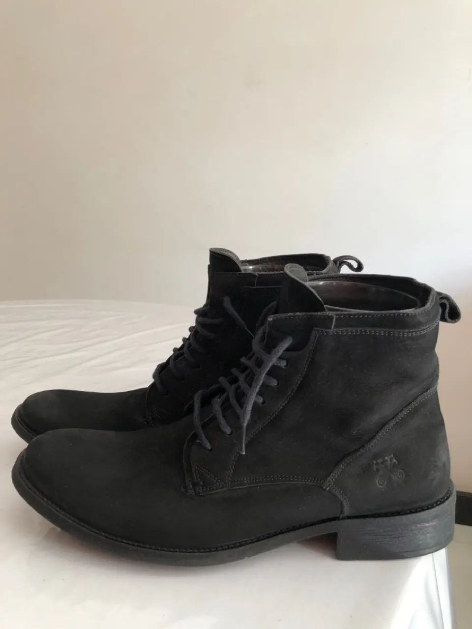 Botas de couro pretas - Foto 3