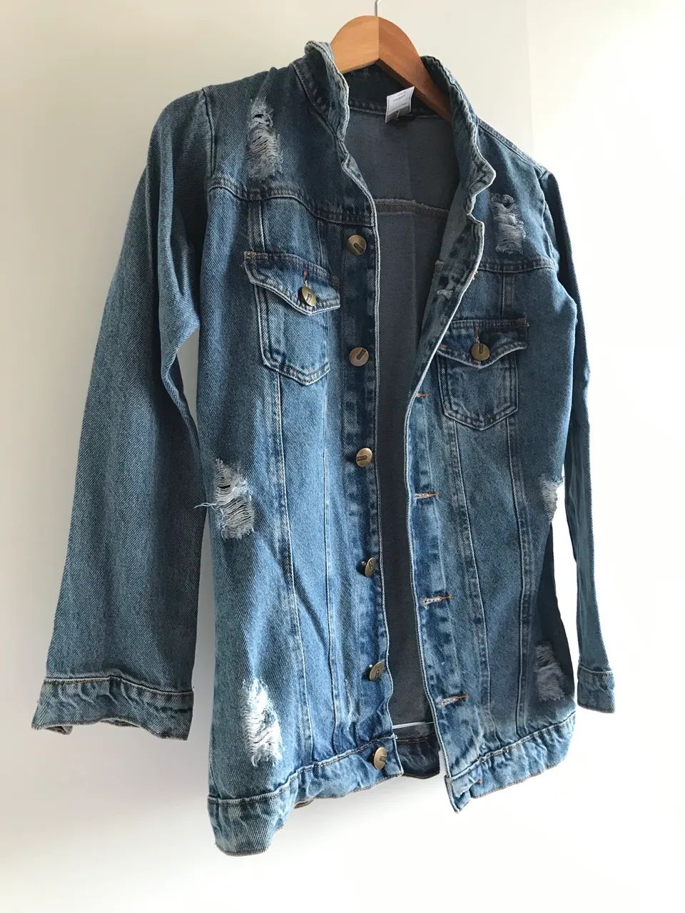 Jaqueta Jeans feminina nova - Foto 2