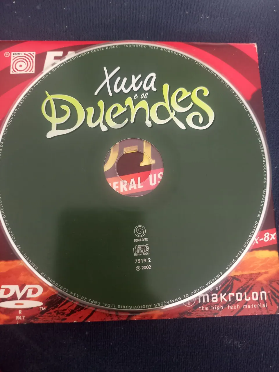 Cd Xuxa e os Duendes - somente o cd