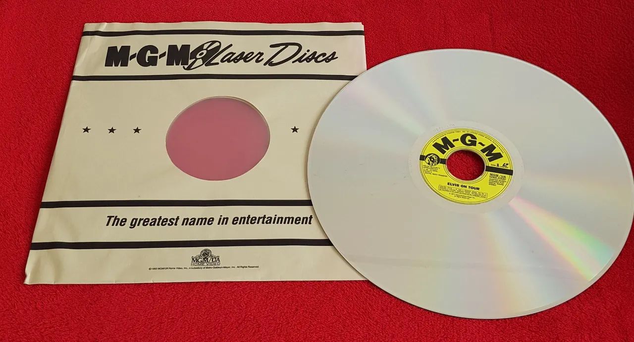 LD laser disc - Elvis Presley - on tour - Foto 3