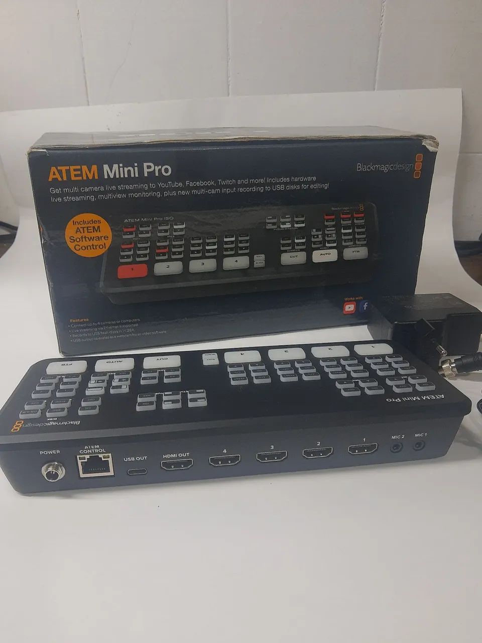 ATEM Mini Pro - Streaming profissional para Youtube, Twitch e Facebook - Foto 2