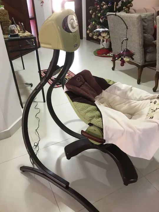 Cadeira, de balanço para bebê, Fisher Price - Foto 2