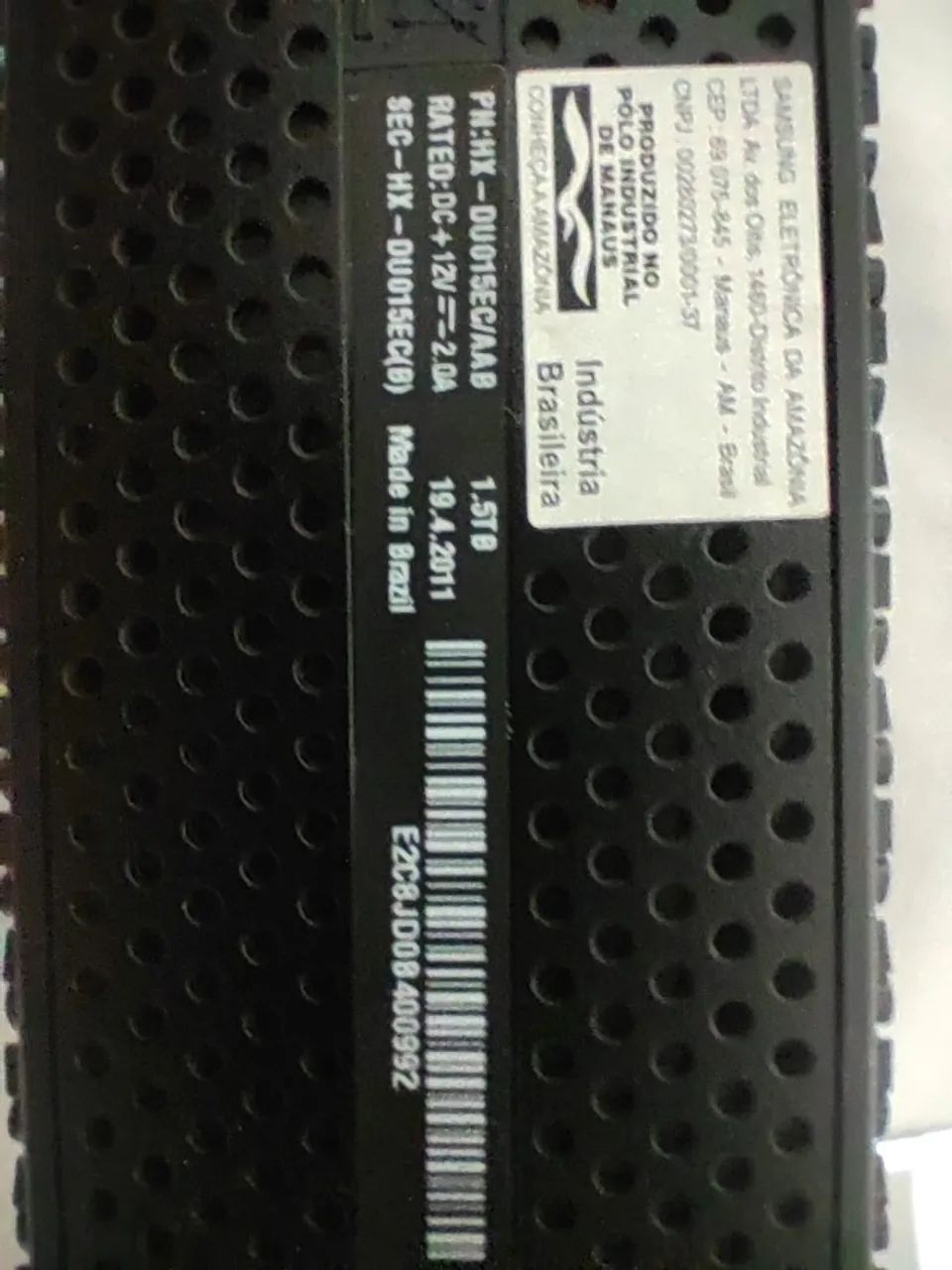 HD Externo Samsung 1,5 TB - USB 2.0 (Ótimo estado)