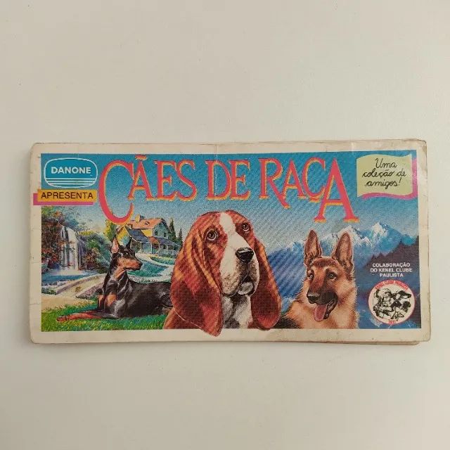 Álbum figurinhas cães de raça promocional Danone anos 80 (usado)