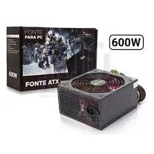 Fonte De Alimentação Para Pc 600w computador gamer
