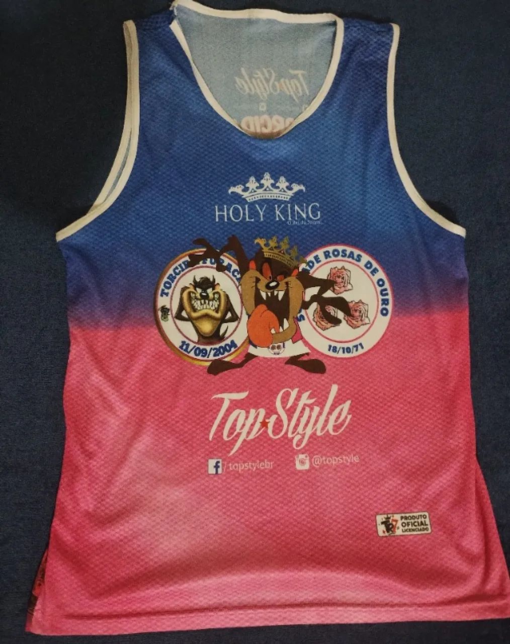 Regata Torcida Furacão Azul e Rosa