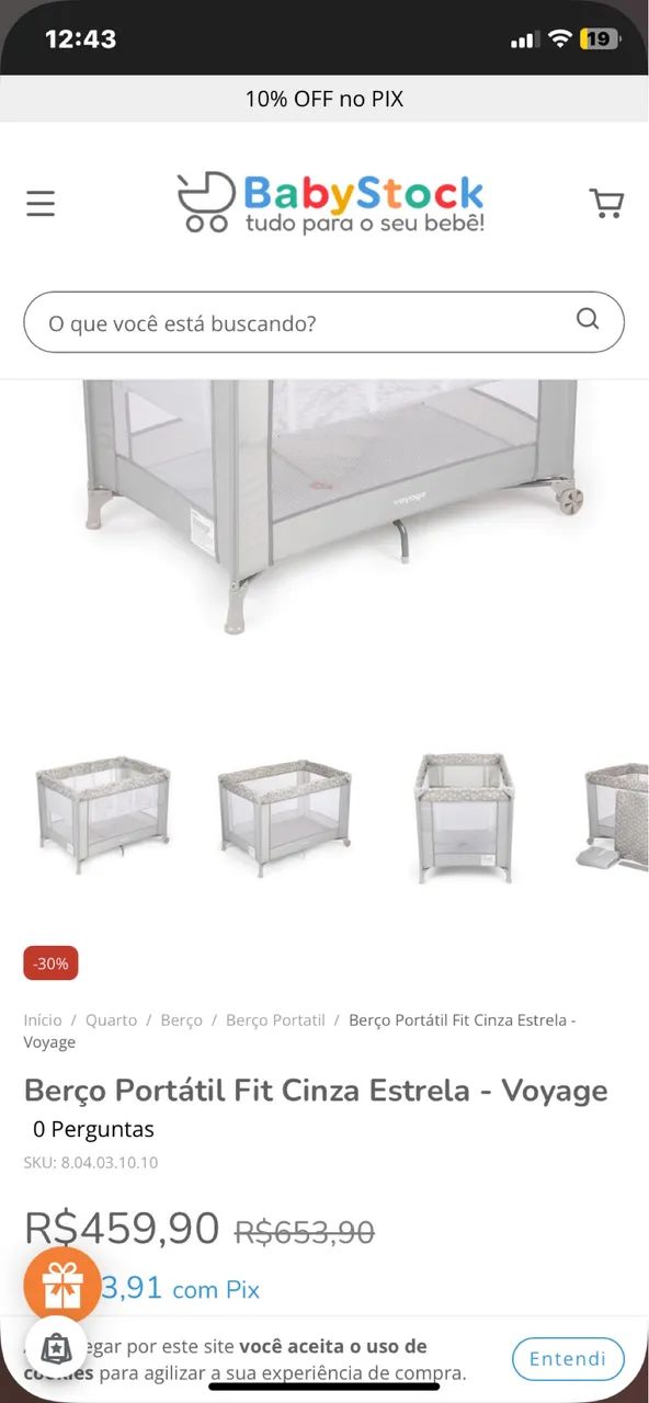 Vendo cercadinho da Voyage