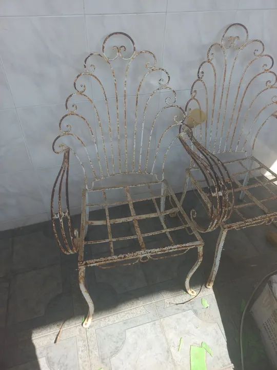 Poltrona de Ferro Artesanal - Foto 6