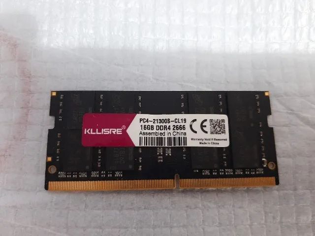 Memoria DDR4 - 16Gb - 2666 original para notebook - 8Gb e 4Gb 