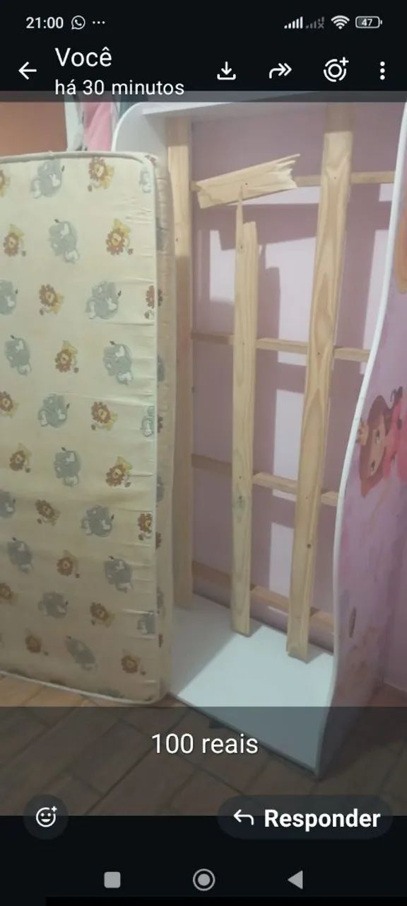 Cama de menina de princesa 