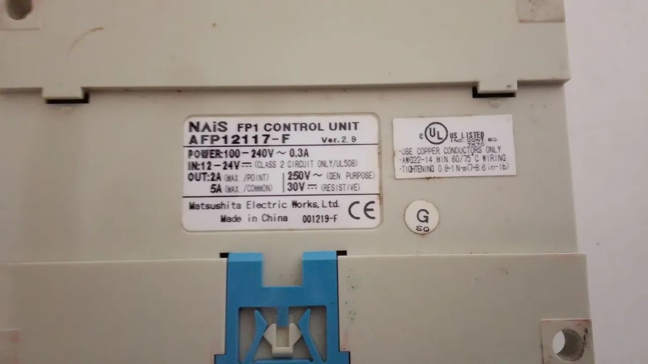 CLP MATSUSHITA - NAIS FP1-C16  - Foto 3
