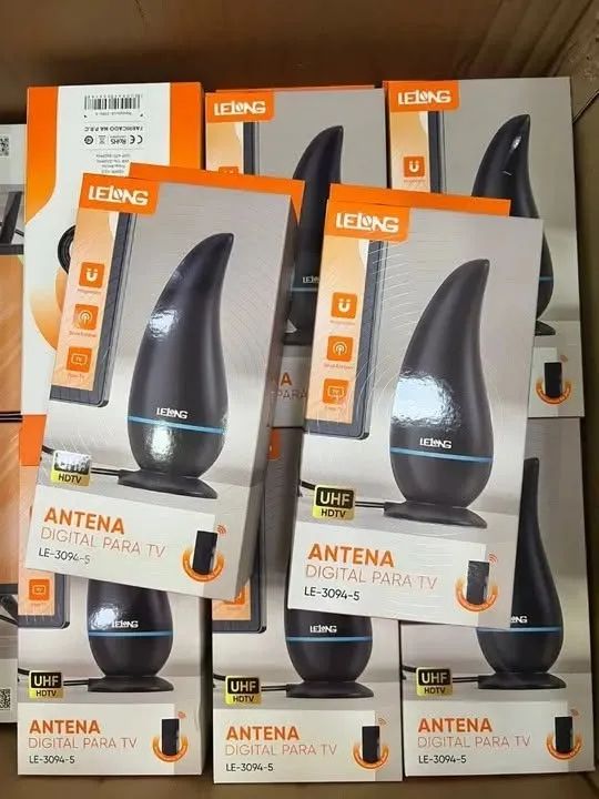 Antena Digital para TV com amplificador de sinal
