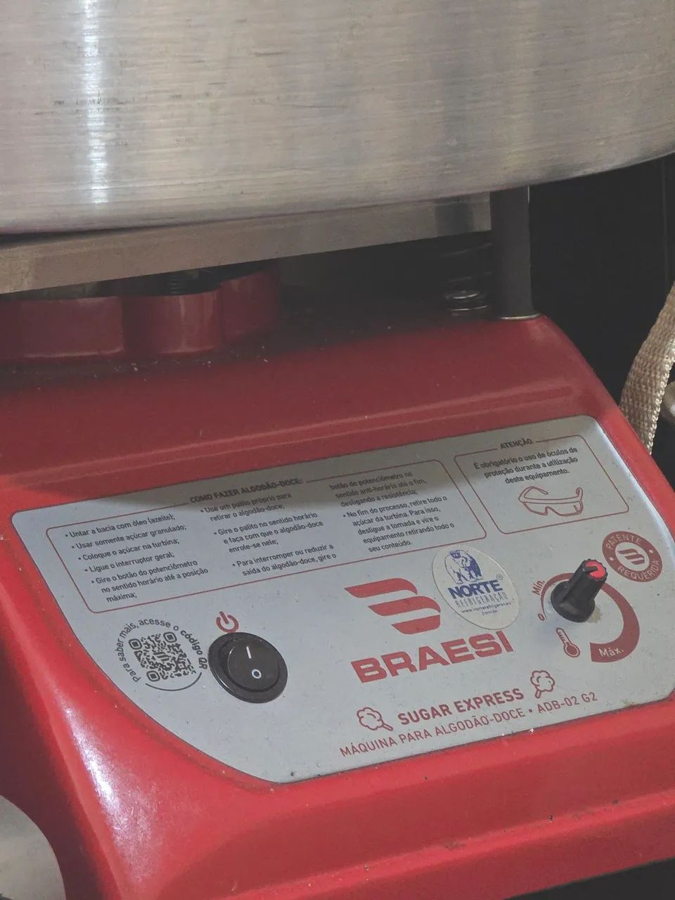 Maquina de Algodão Doce Braesi  - Foto 2