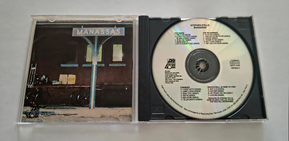 CD Stephen Stills - Manassas - Atlantic Records   BMG - Ind. Brasileira - Foto 3