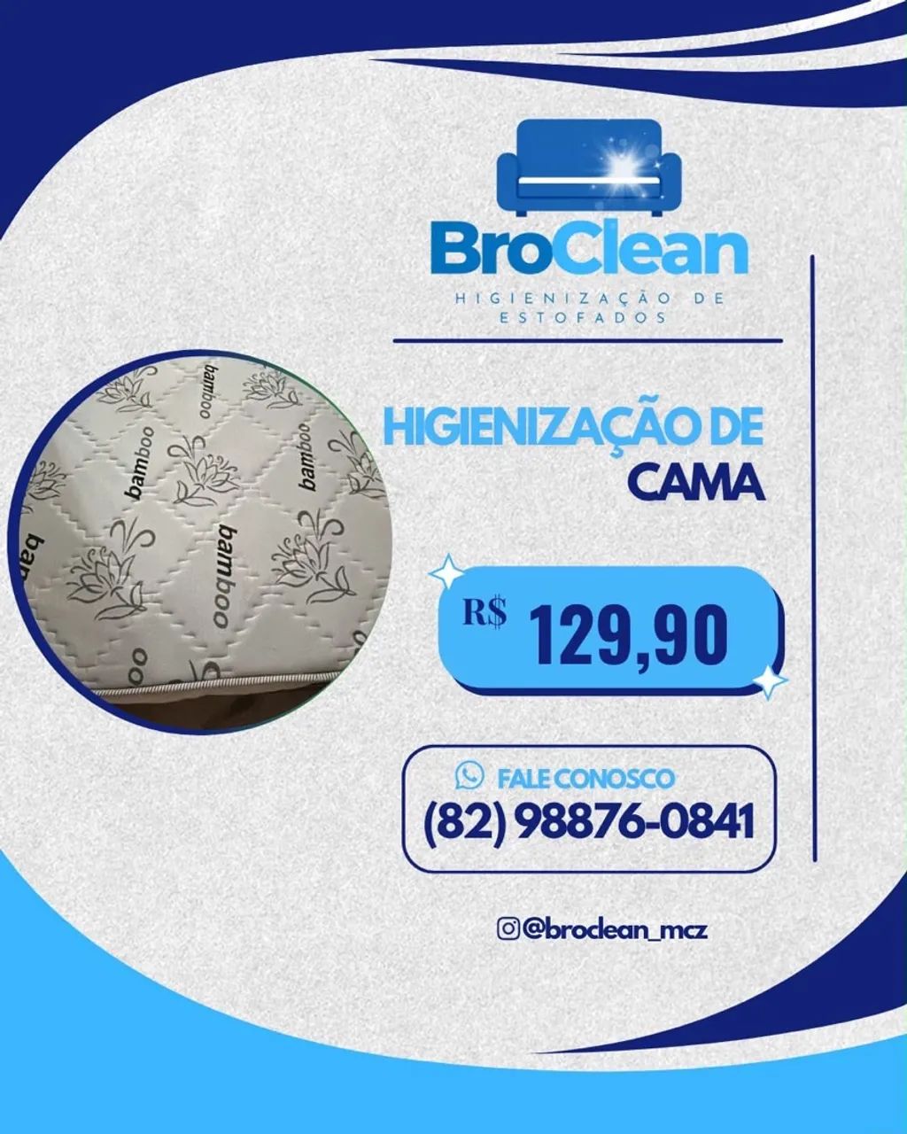 Limpeza de estofados a domicílio!