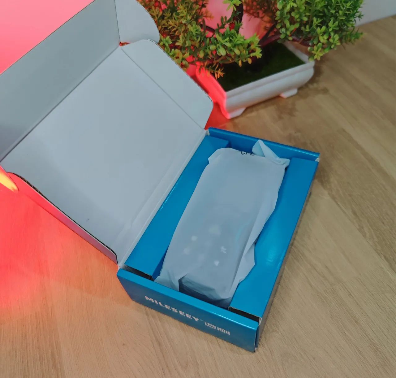 Trena laser digital Portátil Mileseey 50m novo na caixa - Foto 4