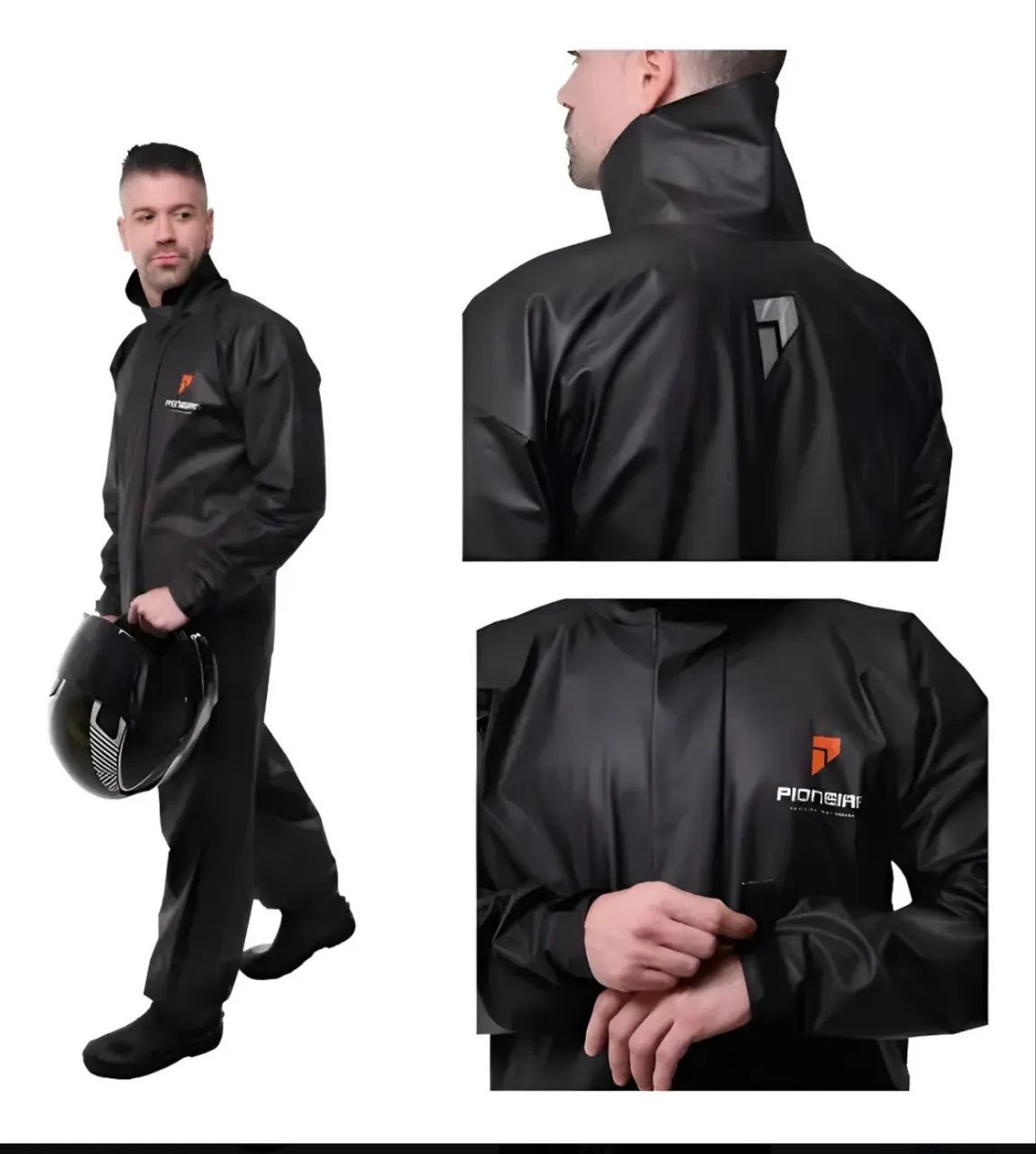 Capa de chuva para motoqueiro  - Foto 4