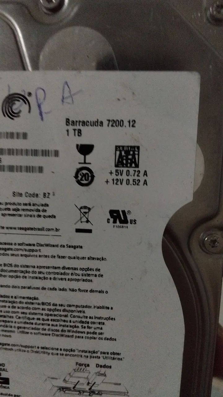 HD 1 TB SeaGate Barracuda453824728794419202