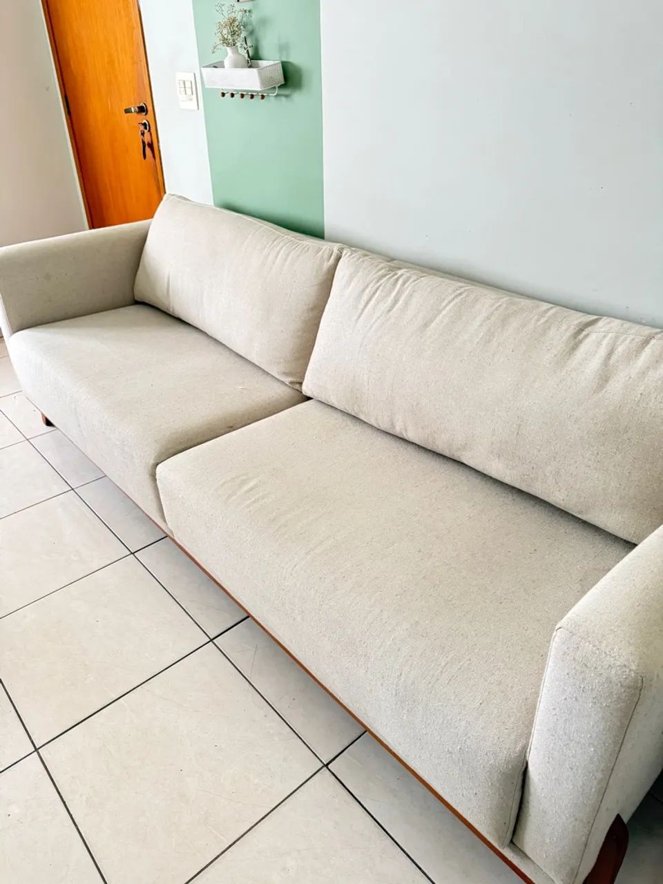 Sofá linho 2,20 por 0,80 - Foto 4