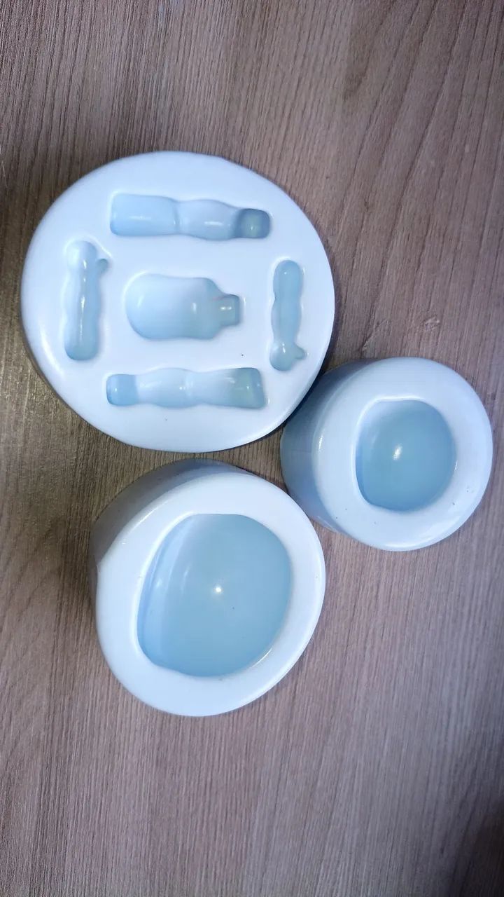 DESAPEGO Moldes de silicone Angellartes Kit topo de bolo  - Foto 3