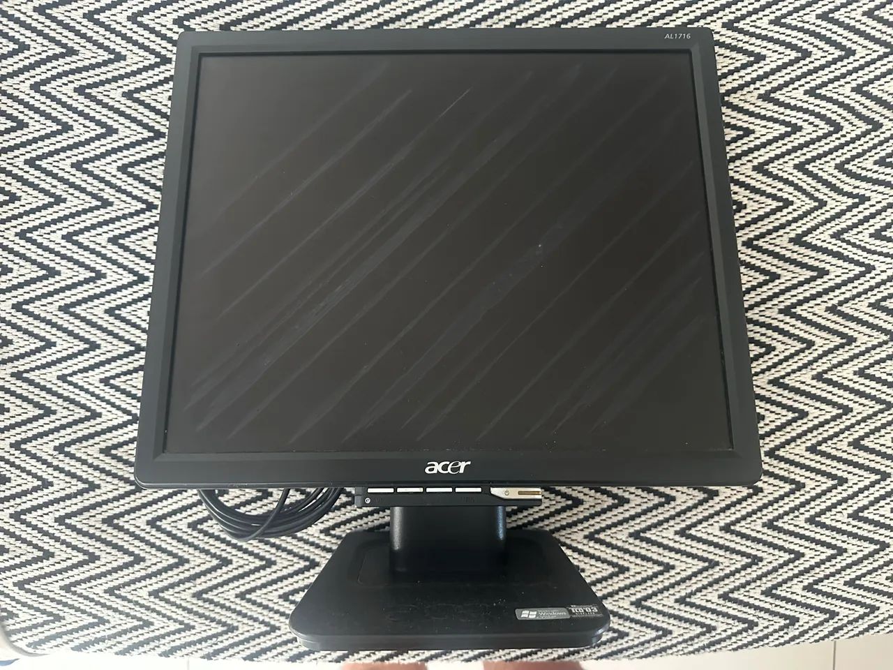 PC Computador comércio com monitor e teclado usado precisa reparo