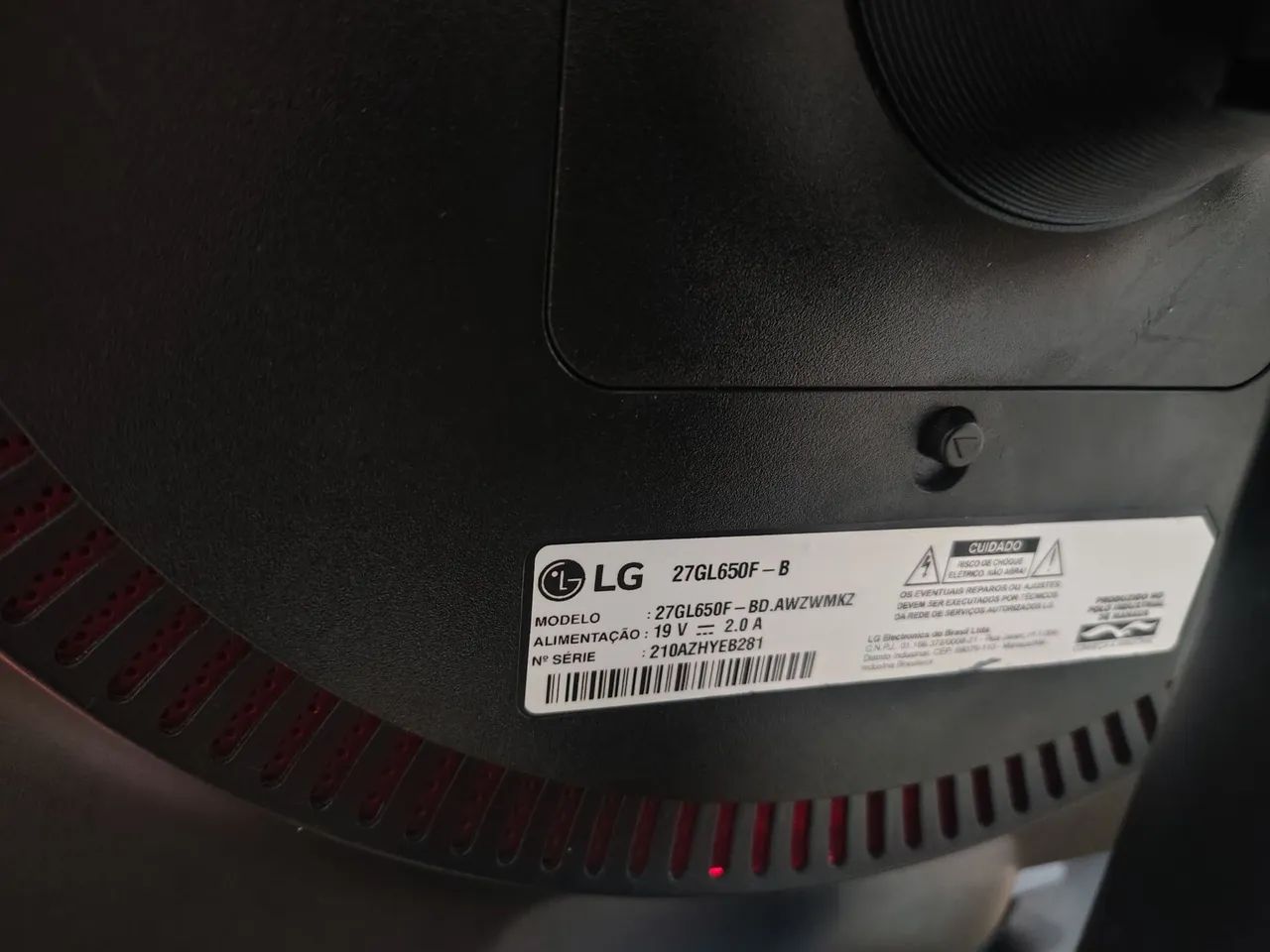 Monitor LG 144hz Full HD 27 polegadas  - Foto 3