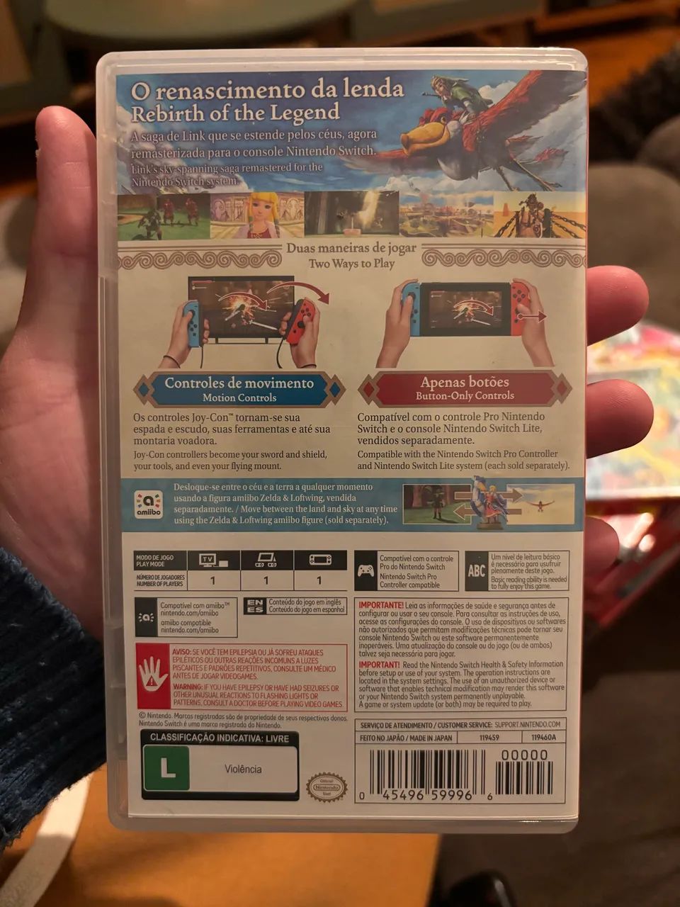 The Legend of Zelda Skyward Sword - Nintendo Switch - Jogos de