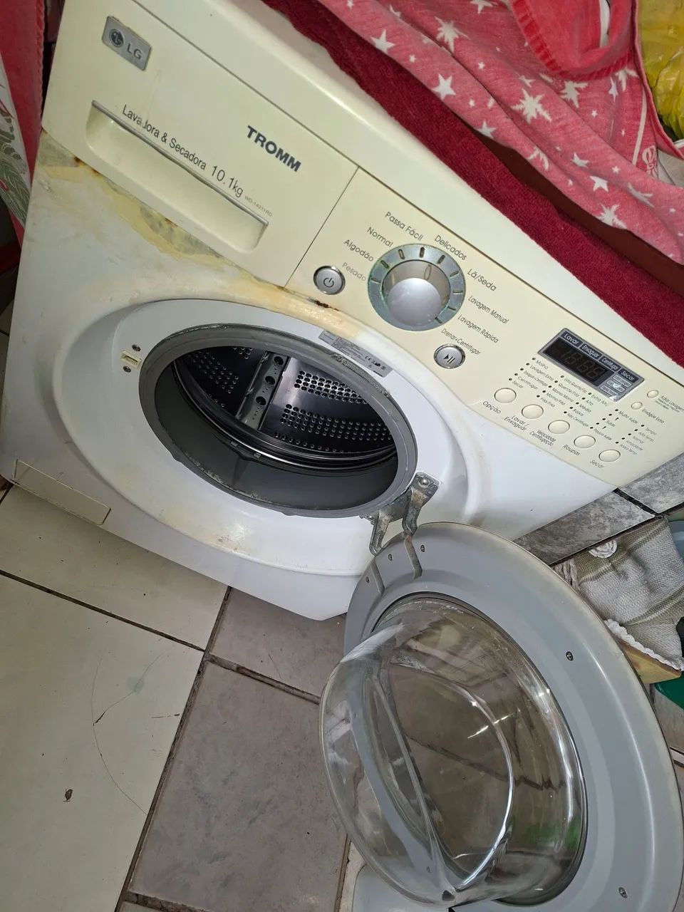 Máquina de lavar LG lava seca com defeito  - Foto 2