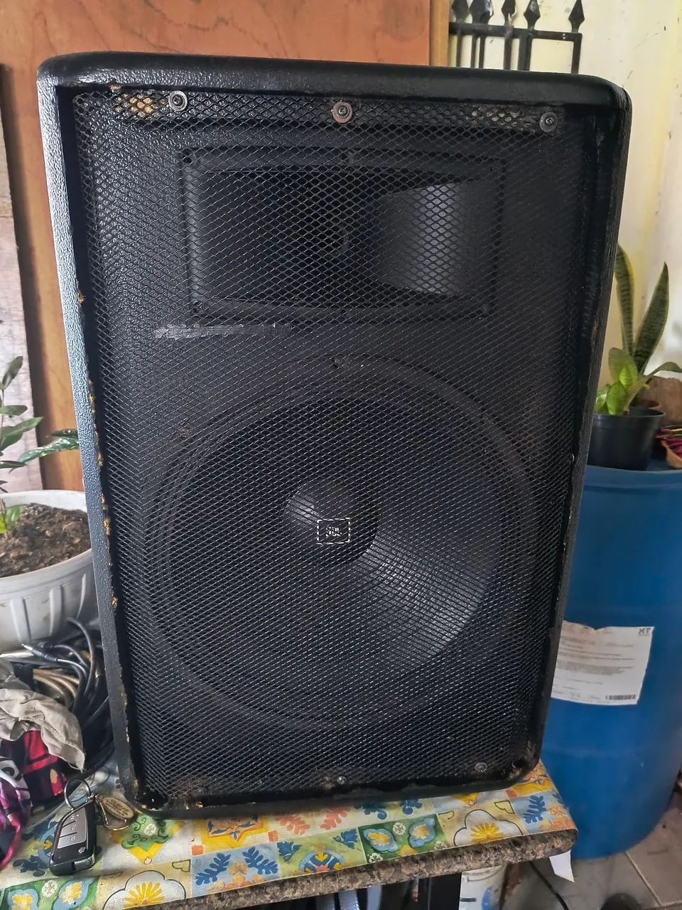 Vendo caixa som datrel de 15 polegadas foncionando normalmente  - Foto 2