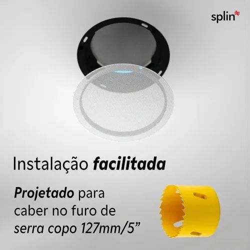 Suporte Teto Embutir Echo Dot 5 E Pop- No-frame, Linha Pro Branco - No Frame - Foto 3